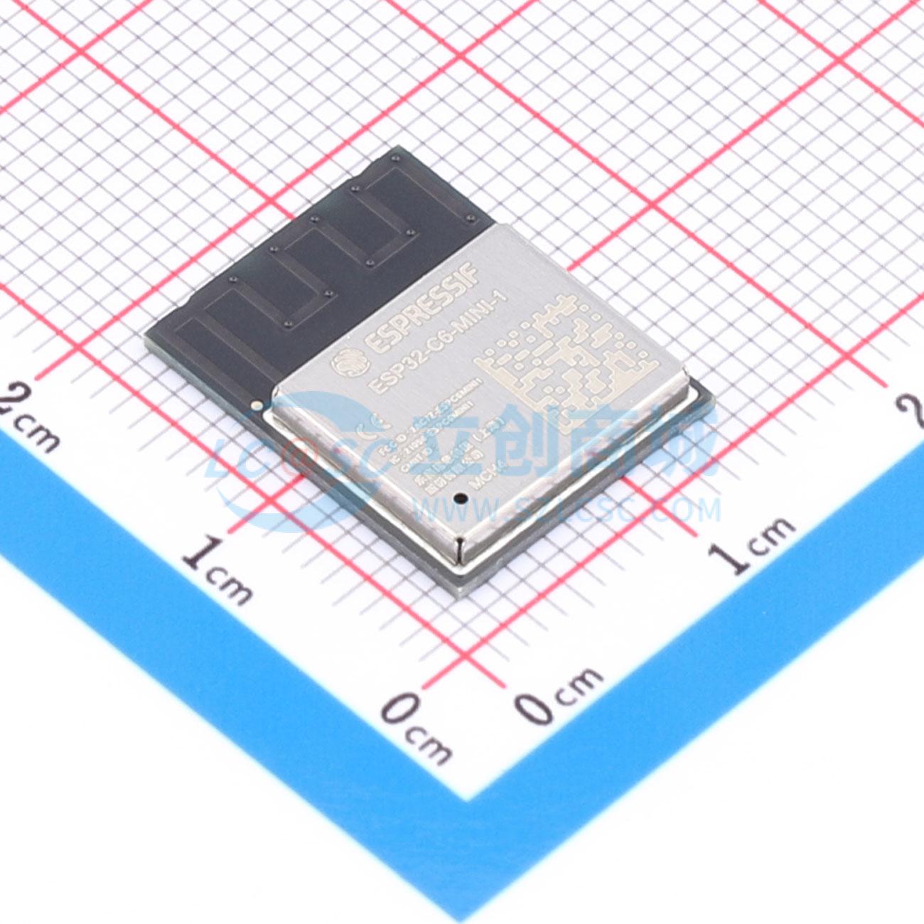 Esp32 C6 - 3 шт. ESP32-C6-MINI-1-H4 SMD 16,6x13,2 мм,