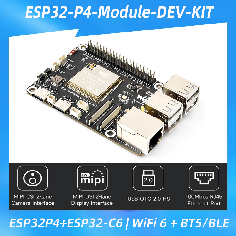 Esp32 C6 - Плата разработки ESP32-P4 + ESP32-C6 с