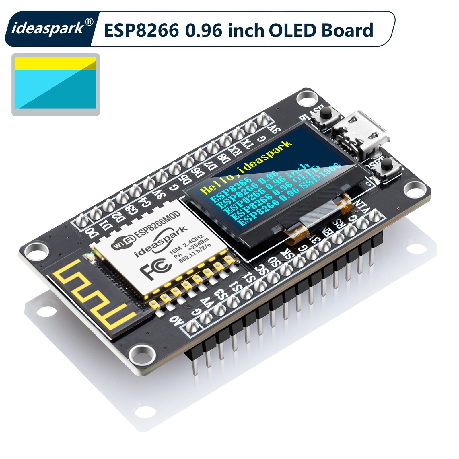 Esp8266 Nodemcu - Макетная плата NodeMCU ESP8266 с OLED-дисплеем