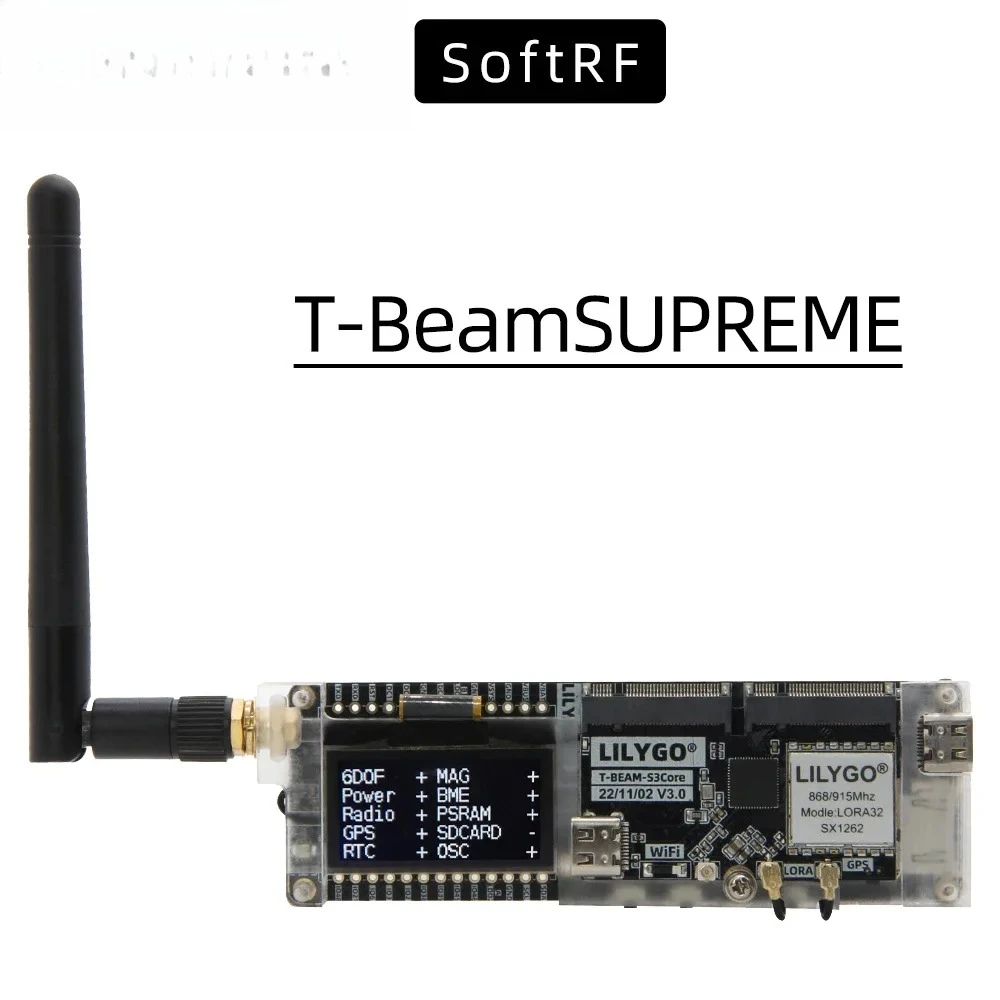 Esp32 Wifi Bluetooth Module - Плата разработки LILYGO SoftRF T-BeamSUPREME ESP32-S3
