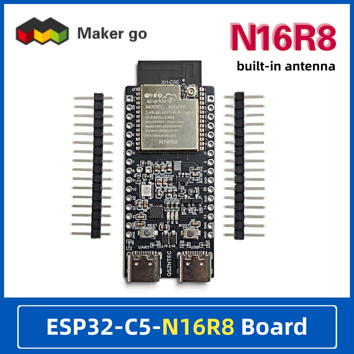 Esp32 Uart Module - Плата разработки ESP32-C5-N16R8 с двухдиапазонным Wi-Fi