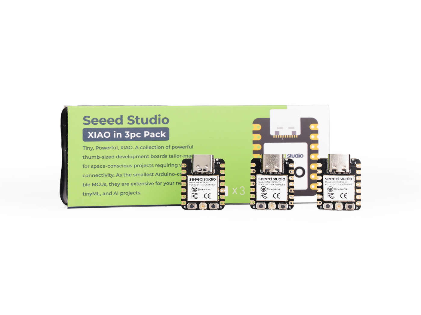 3 шт. в упаковке XIAO ESP32C3  – обзор и цена Espressif Esp32