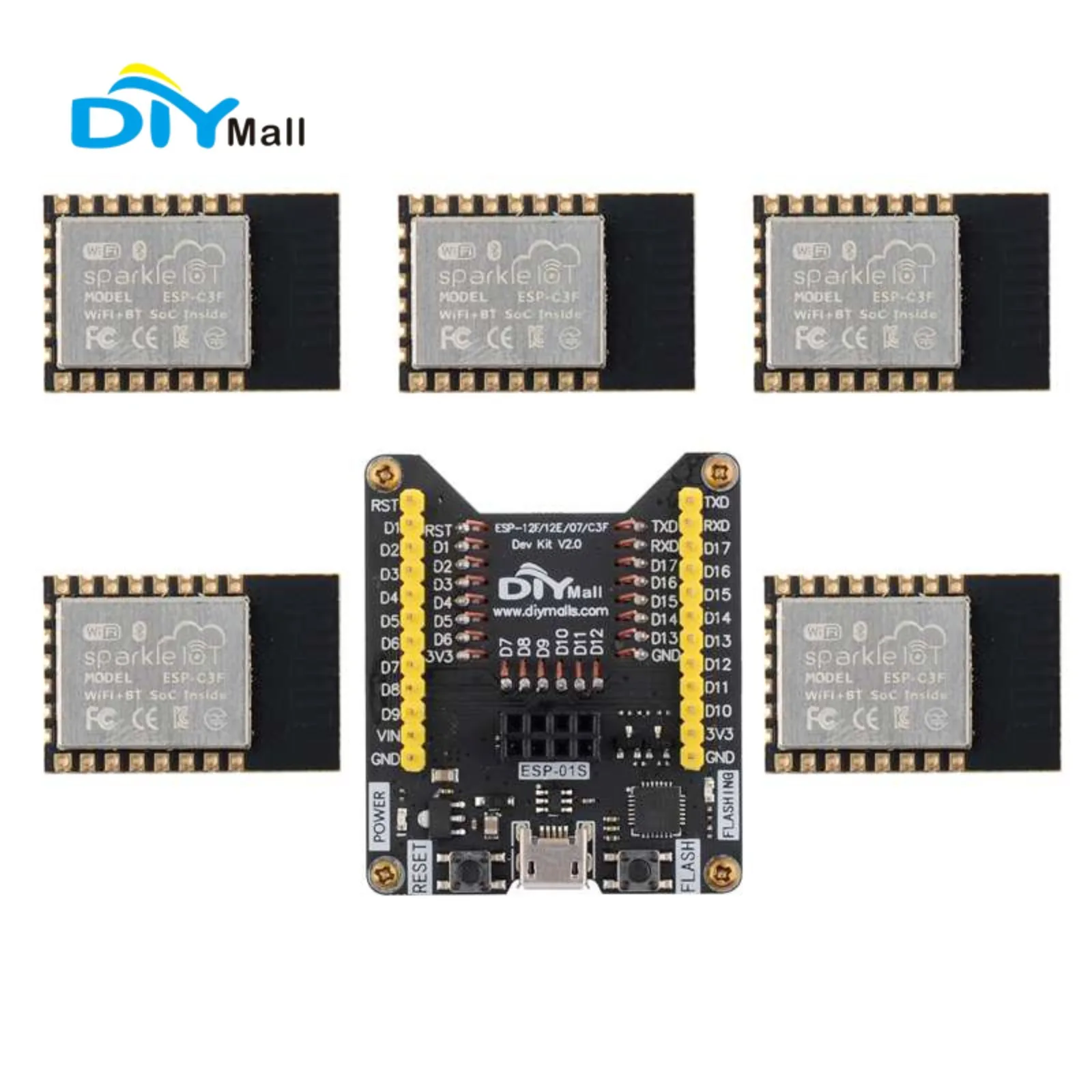 ESP32-C3F Модуль Wi-Fi + BT 32 – обзор и цена Esp8266