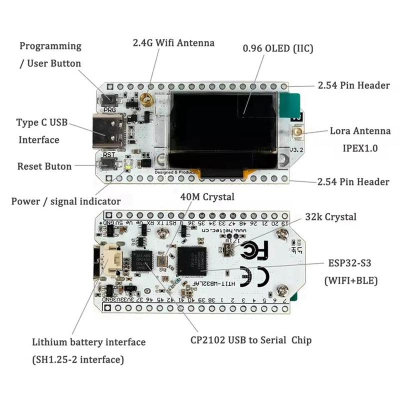 Плата разработки Heltec LoRa32 – обзор и цена Esp32