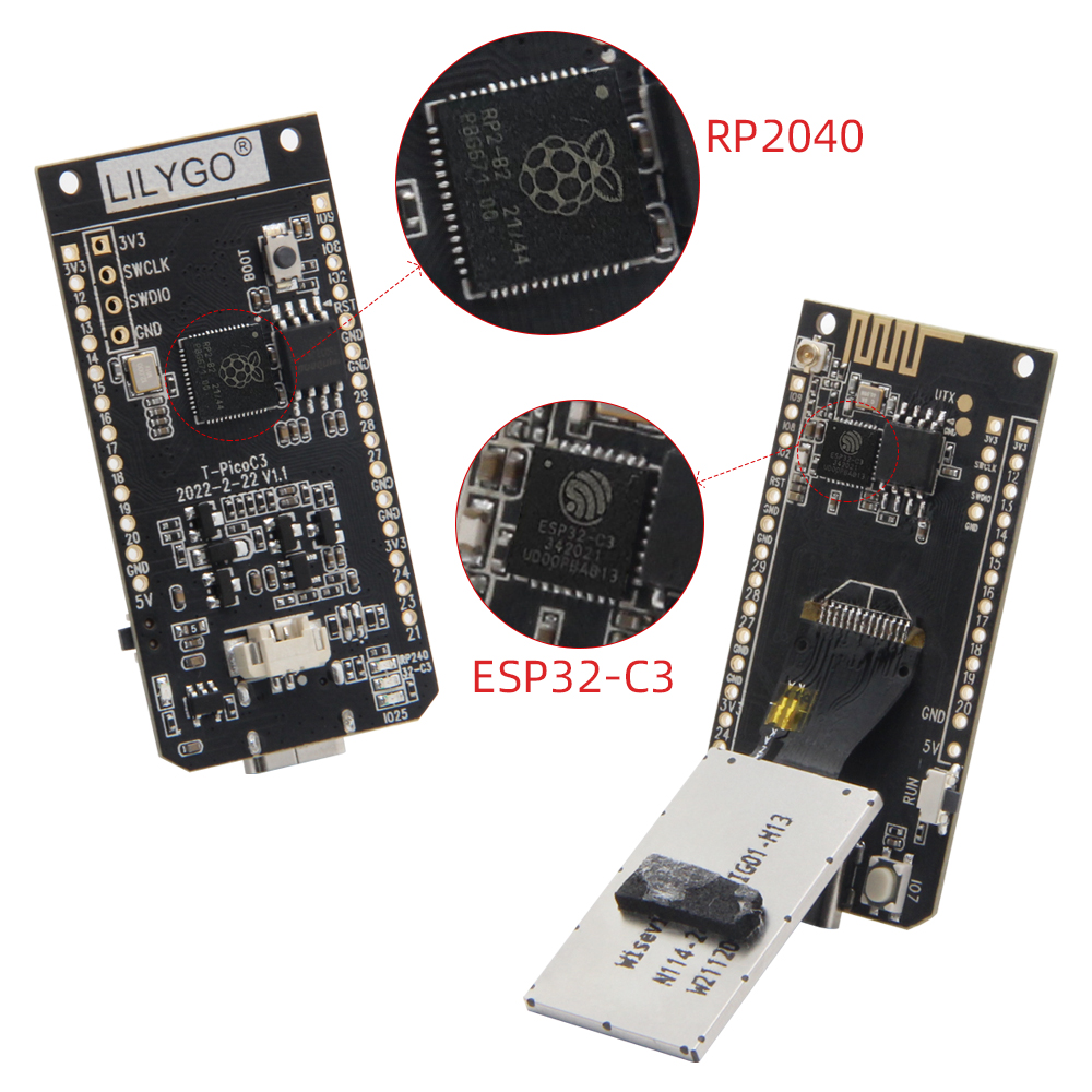 LILYGO® T-PicoC3 PicoPro 2,5-д – обзор и цена Esp32 C6