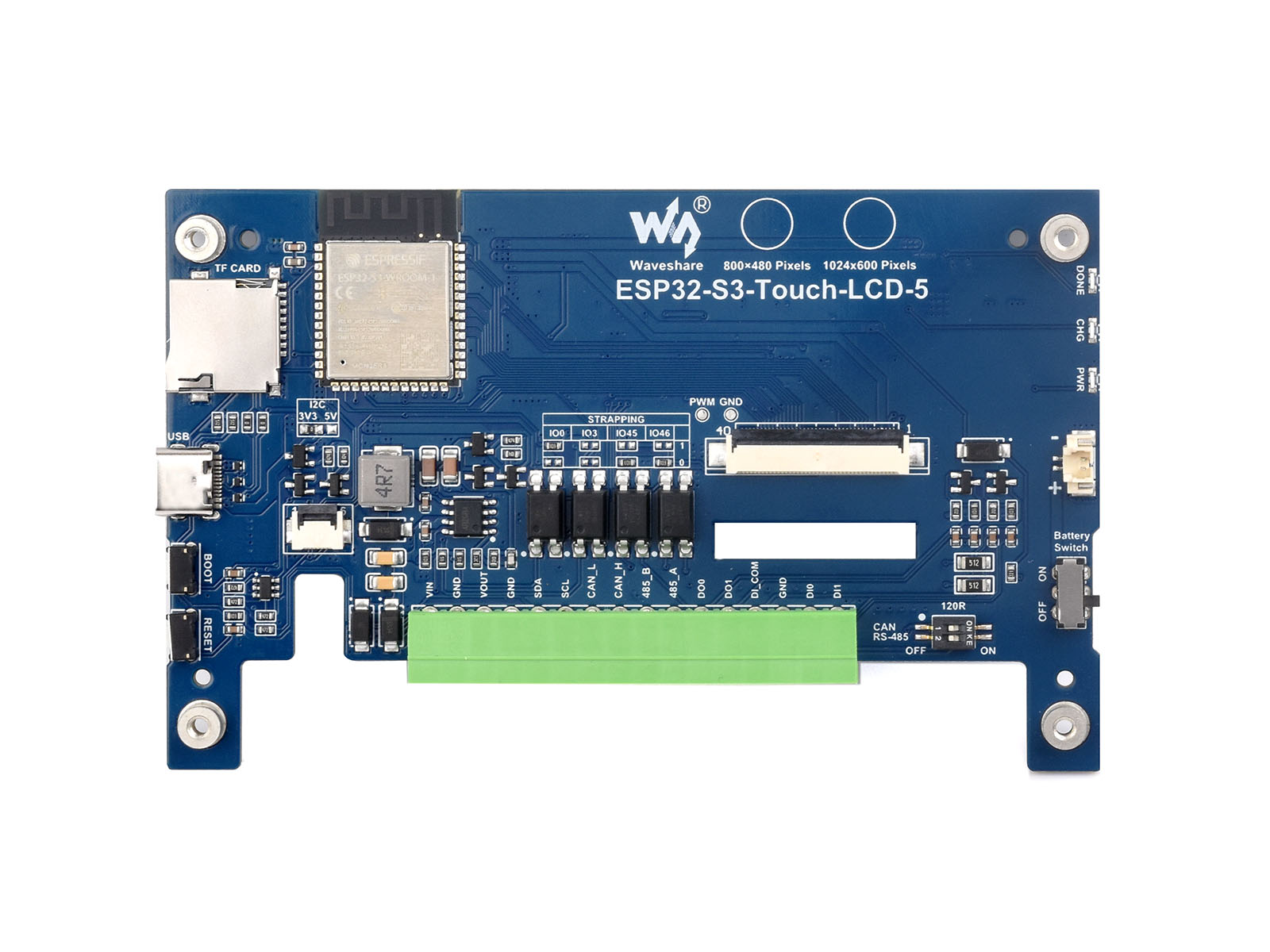 Waveshare ESP32-S3 5-дюймовый  – обзор и цена Esp32 Development Board